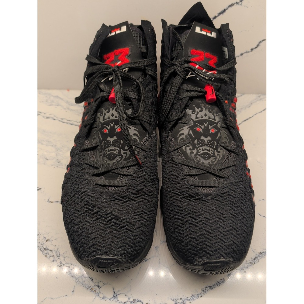 Nike LeBron 17 Infrared IV Size 17 Black Red LeBron James BQ3177-006